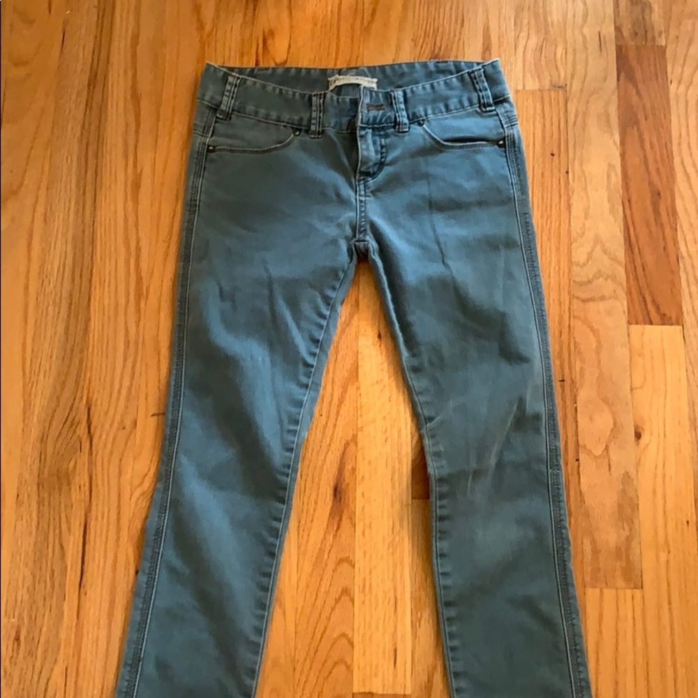 Free People Jeans, Torquoise